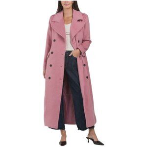 AVEC LES FILLES Maxi Double Breasted Coat